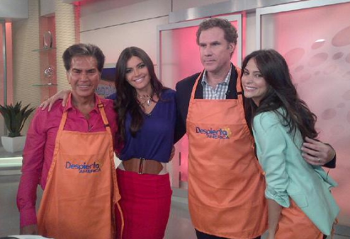 Will Ferrell y Génesis Rodríguez Will Ferrell y Génesis Rodríguez